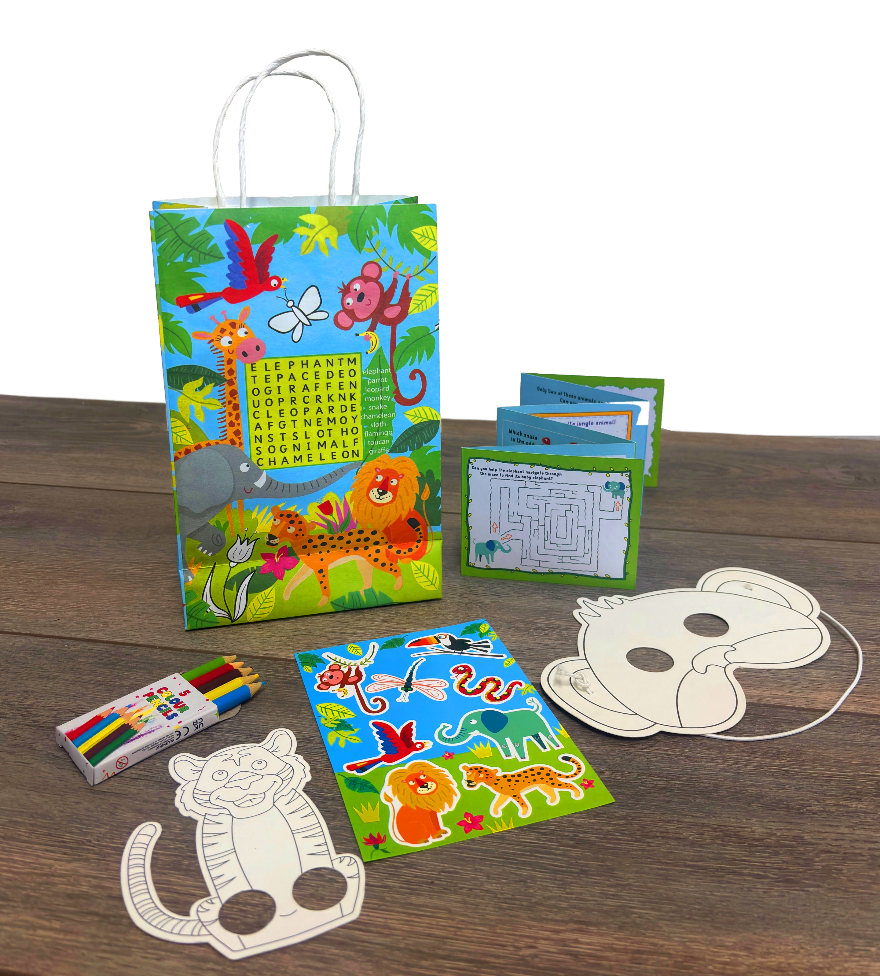 Kidoodle Filled Jungle Party Bag - Option 2