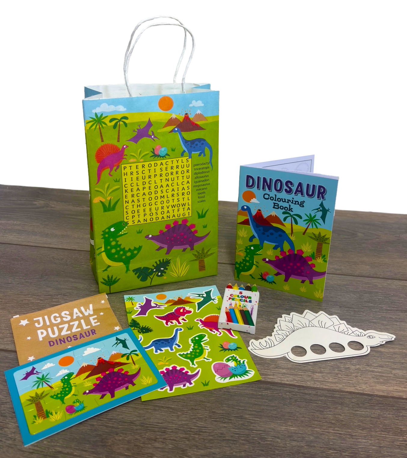 Kidoodle Filled Dinosaur Party Bag - Option 1