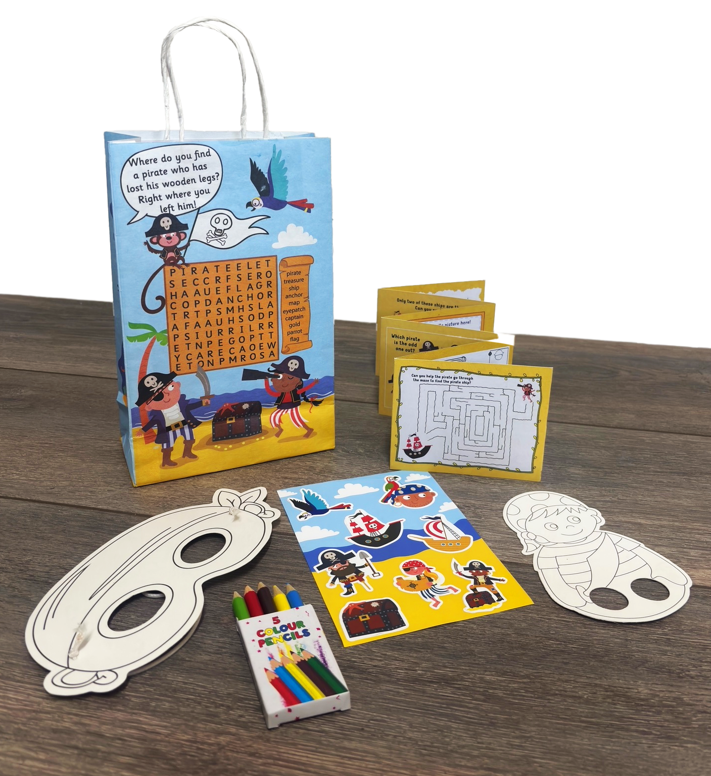 Kidoodle Filled Pirate Party Bag - Option 2