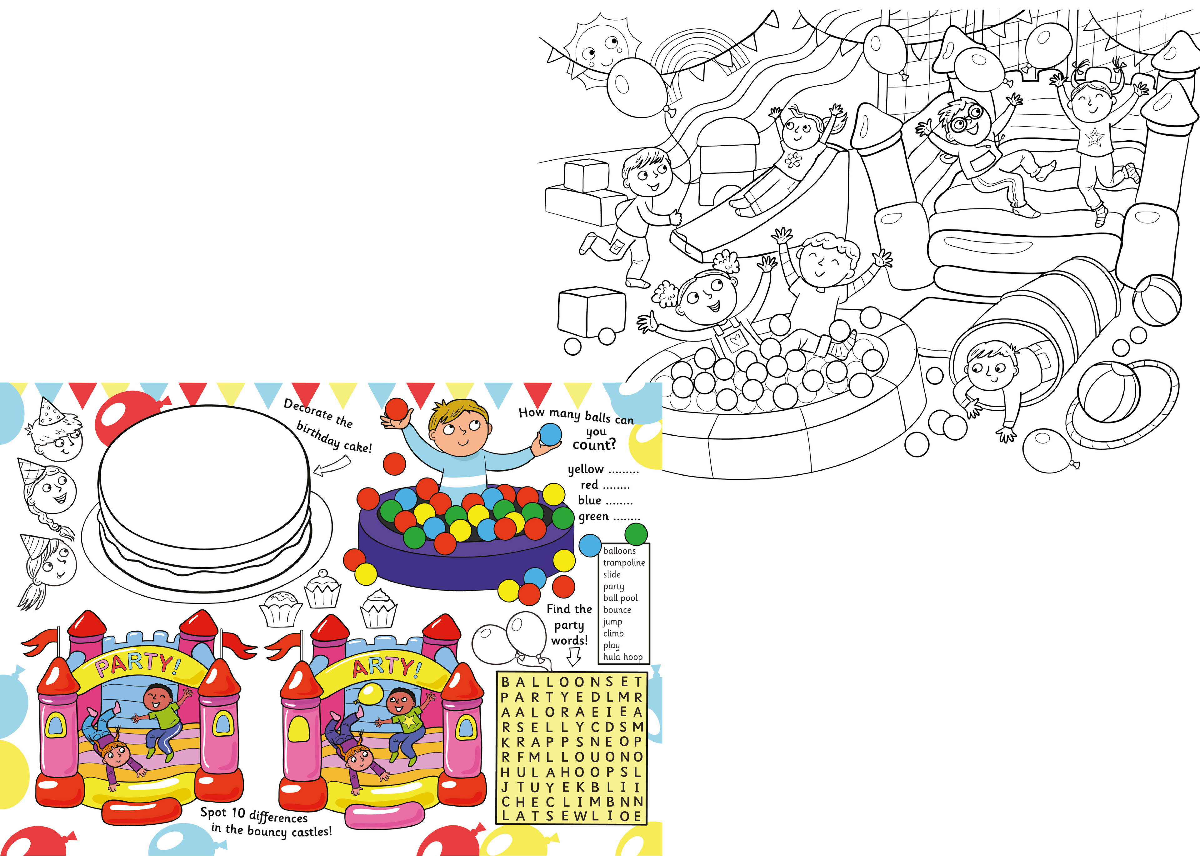 100 Page Play Time Tear Off Colouring And Activity Pad