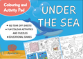 100 Page Sealife Tear Off Colouring And Activity Pad